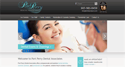 Desktop Screenshot of dentistportperry.com